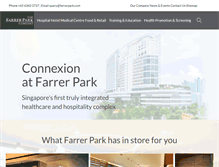 Tablet Screenshot of farrerpark.com